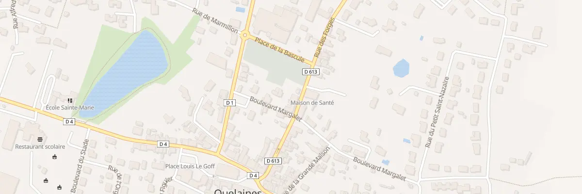 Plan du 15 Rue des Forges à Quelaines-Saint-Gault