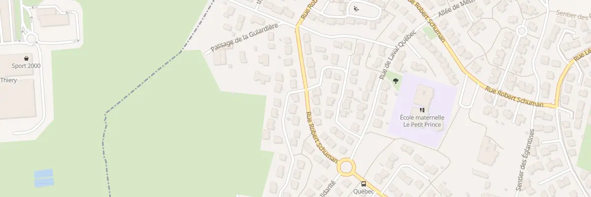 Plan du 5 Rue Jean Monnet à Laval