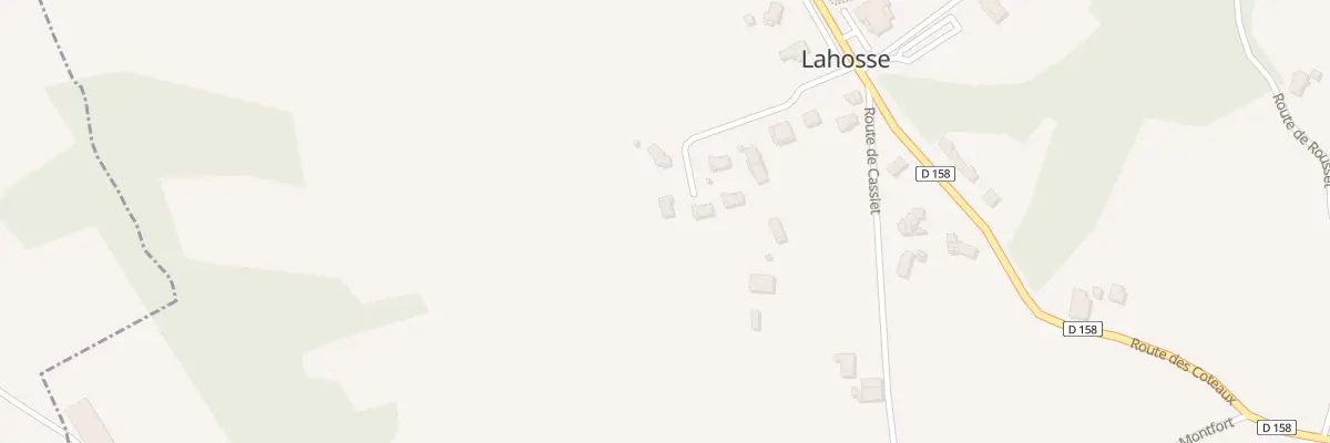 Plan du 184 All des Boutons d’Or à Lahosse