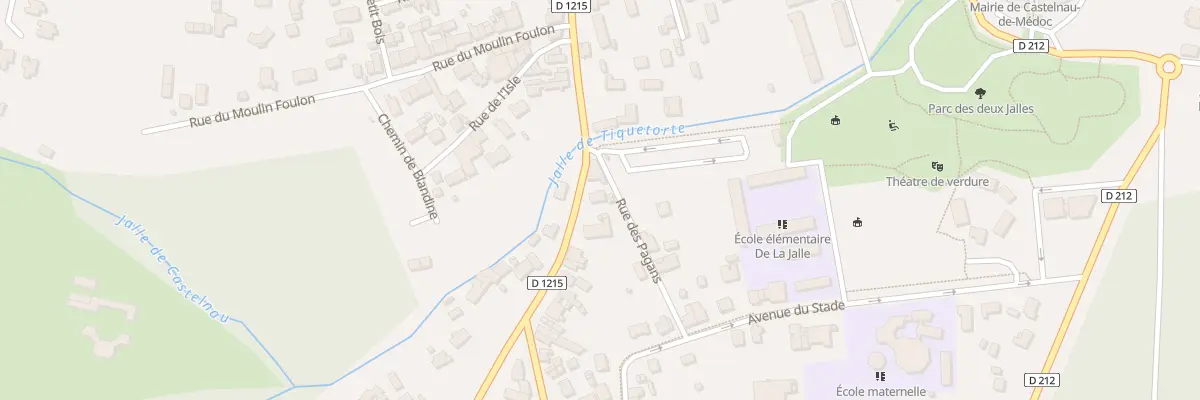 Plan du 4 Rue de Landiran à Castelnau-de-Médoc