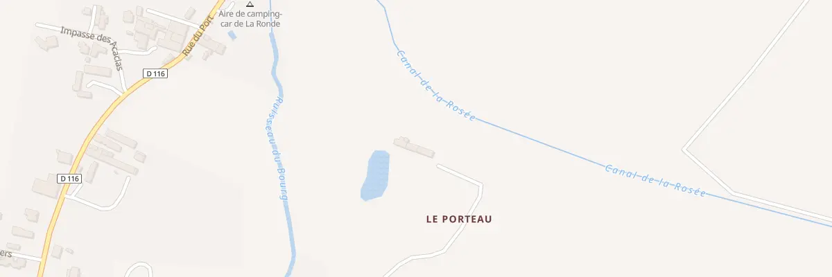 Plan du 5346 Rue des Mothes à La Ronde