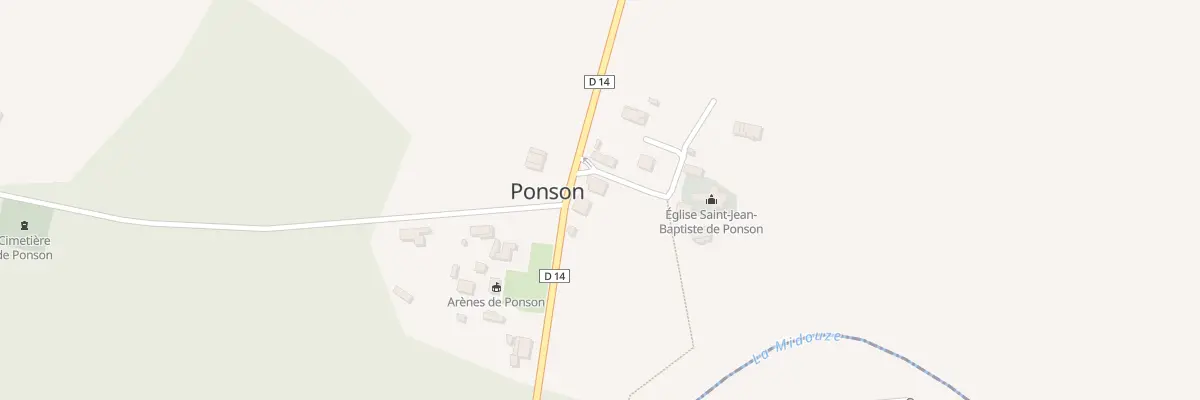 Plan du 10 Imp de Ponson à Carcen-Ponson