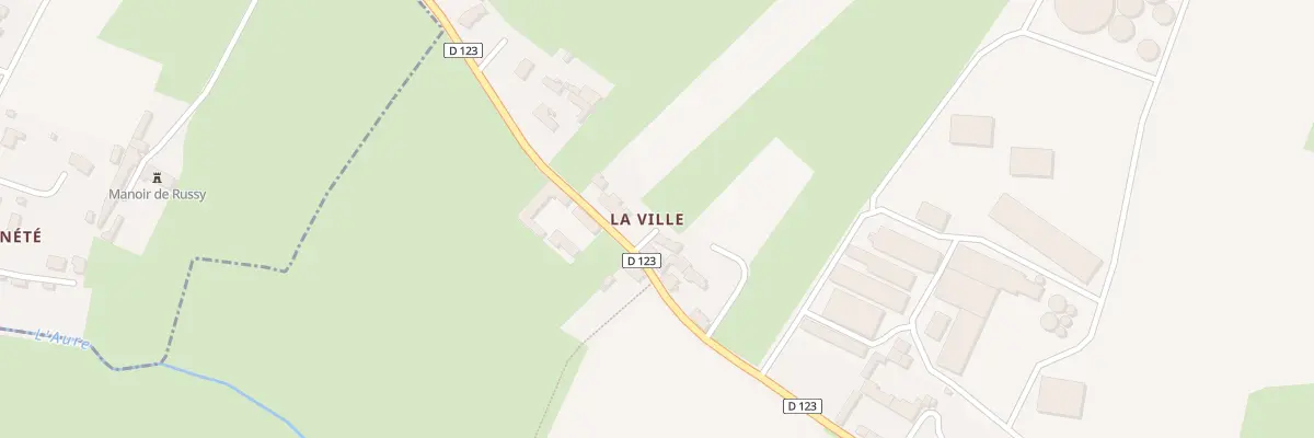 Plan du 36 Rue de la Ville à Étréham