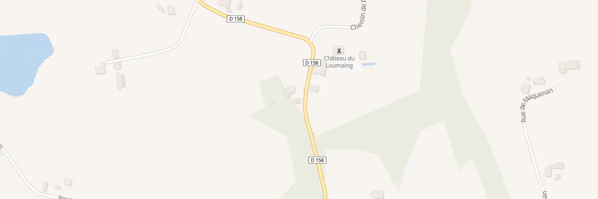 Plan du 820 Rte des Coteaux à Lahosse