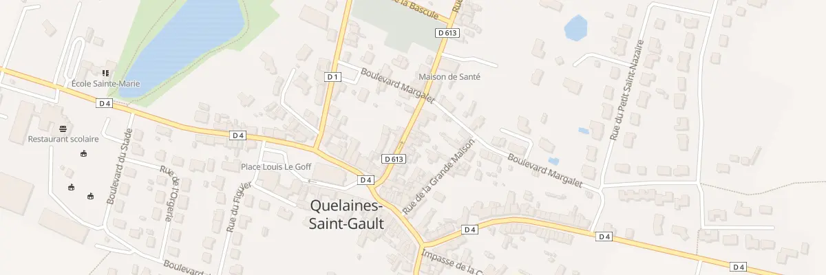 Plan du 16 Rue des Forges à Quelaines-Saint-Gault