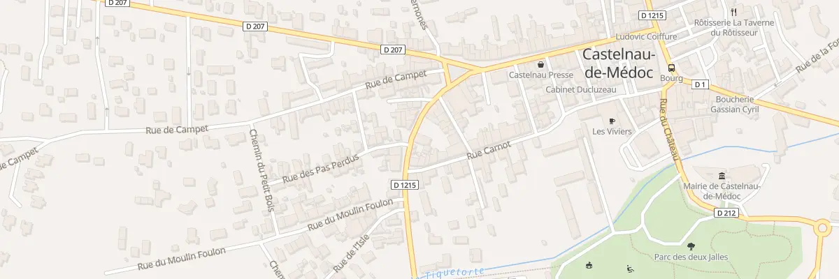Plan du 14 Rue Camille Godard à Castelnau-de-Médoc
