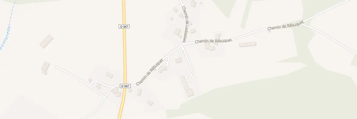 Plan de Che de Lasbasses à Saint-Boès