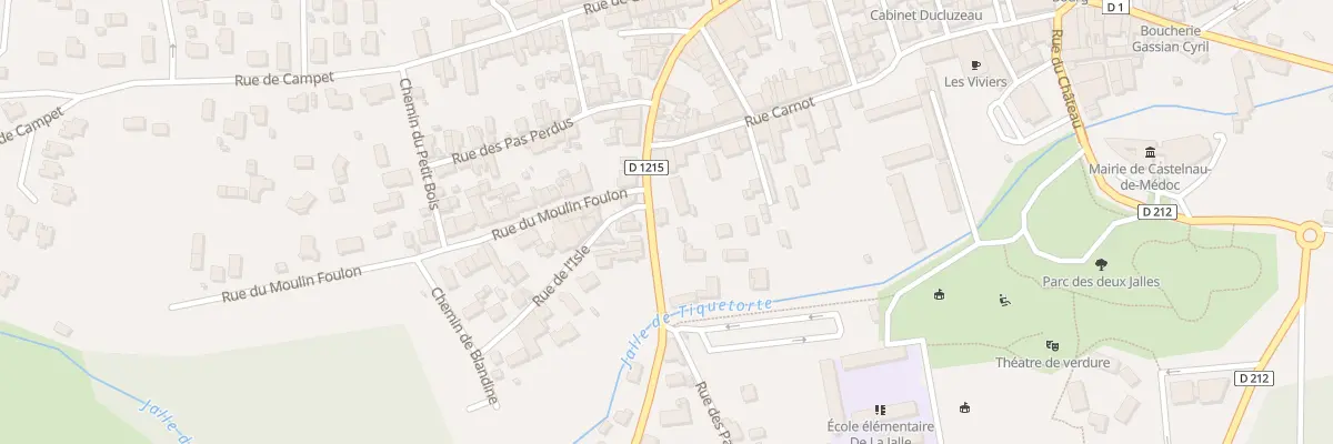 Plan du 18 Rue Camille Godard à Castelnau-de-Médoc