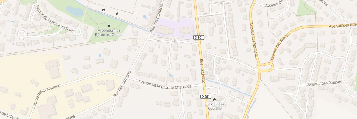 Plan du 3 Imp du Petit Anjou à Bécon-les-Granits
