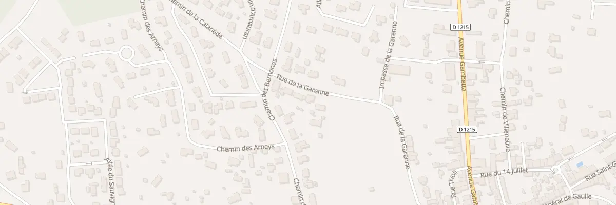 Plan du 26 Rue de la Garenne à Castelnau-de-Médoc