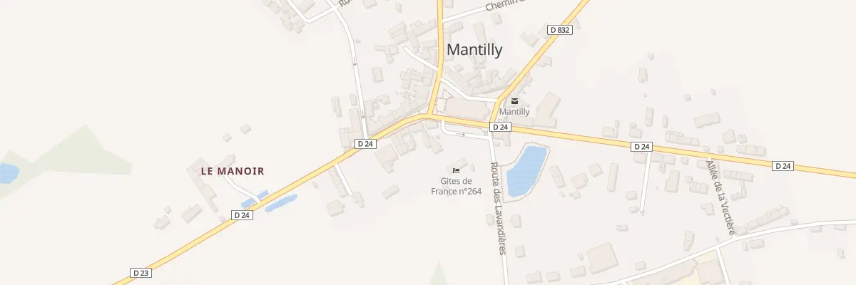 Plan du 51 Le Bourg à Mantilly