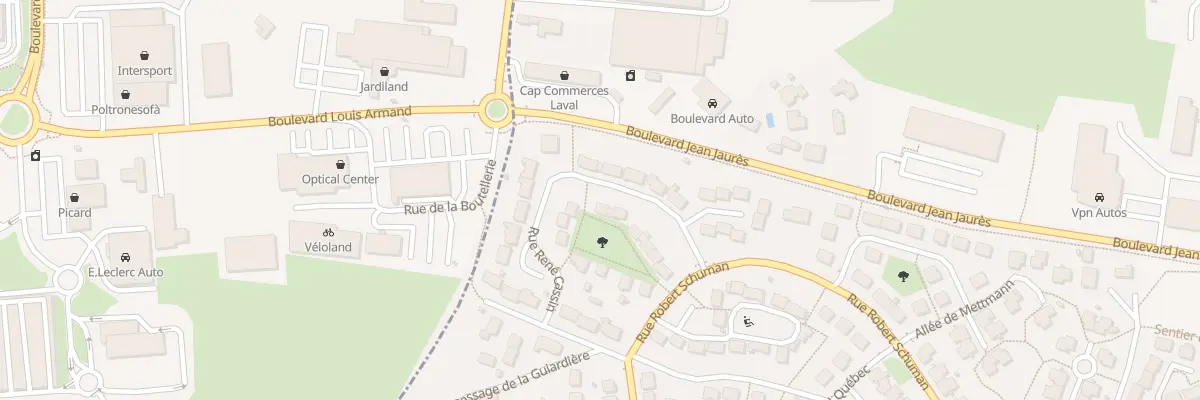 Plan du 21 Rue René Cassin à Laval