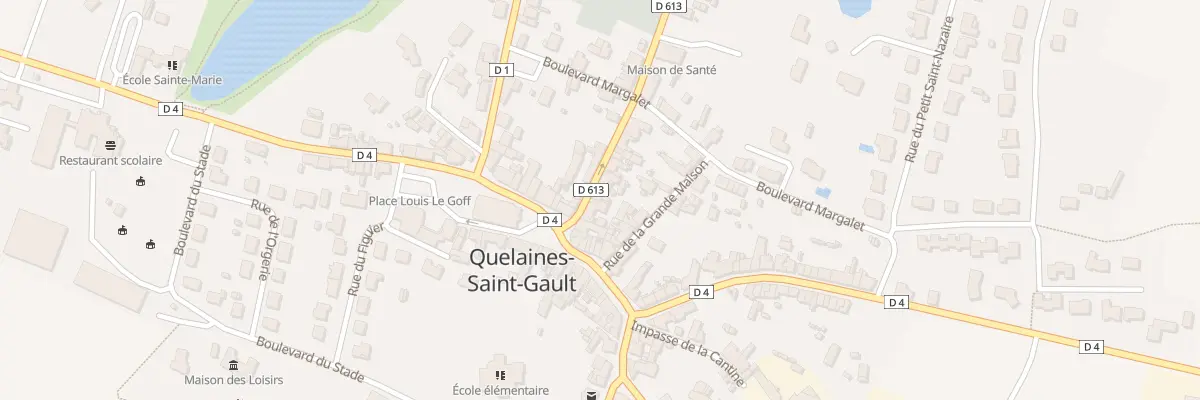 Plan du 6 Rue des Forges à Quelaines-Saint-Gault