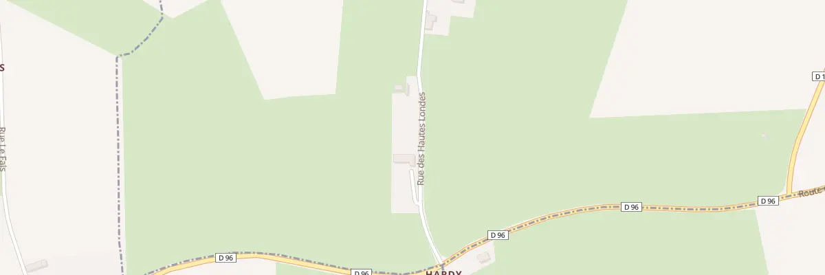 Plan du 1 Rue des Hautes Londes à Tour-en-Bessin