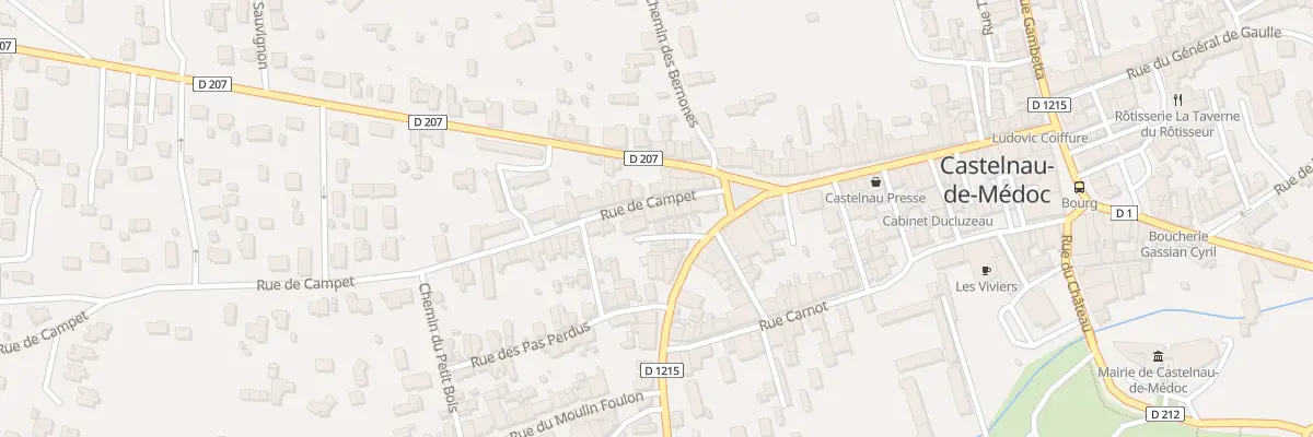 Plan du 10C Rue de Campet à Castelnau-de-Médoc