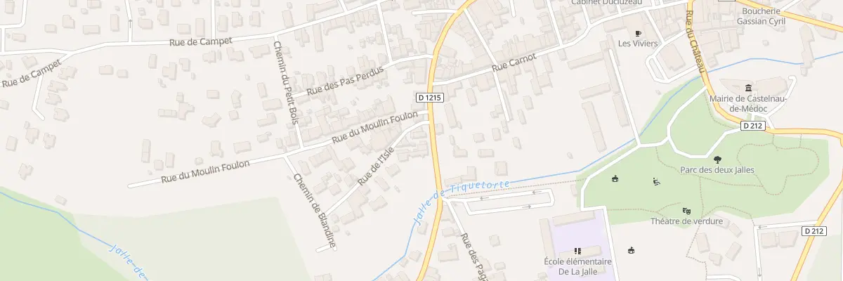 Plan du 29 Rue Camille Godard à Castelnau-de-Médoc