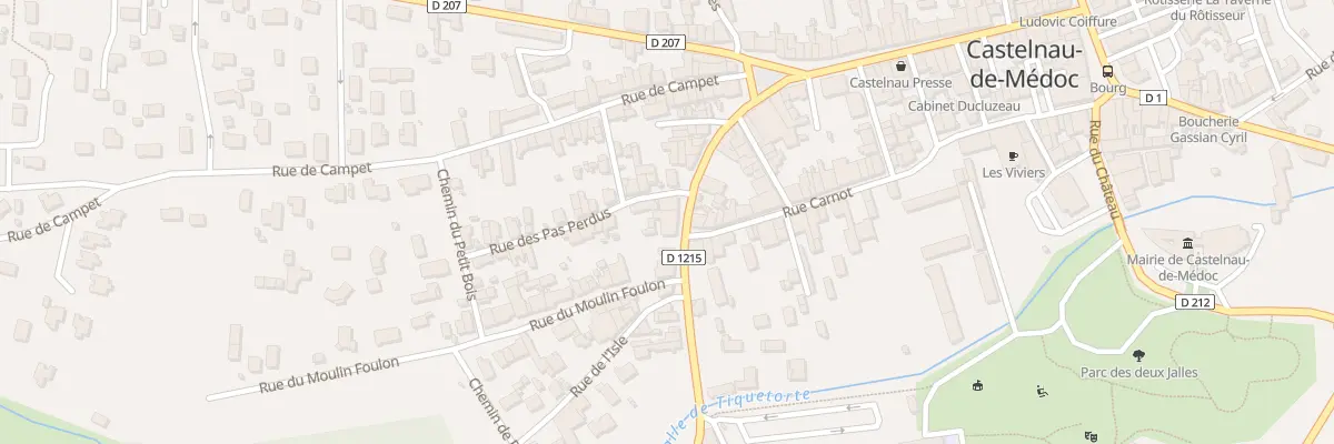 Plan du 17 Rue Camille Godard à Castelnau-de-Médoc