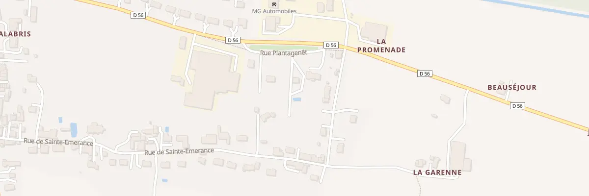 Plan du 12 Rue Plantagenêt à Erdre-en-Anjou
