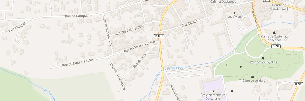 Plan du 27 Rue Camille Godard à Castelnau-de-Médoc