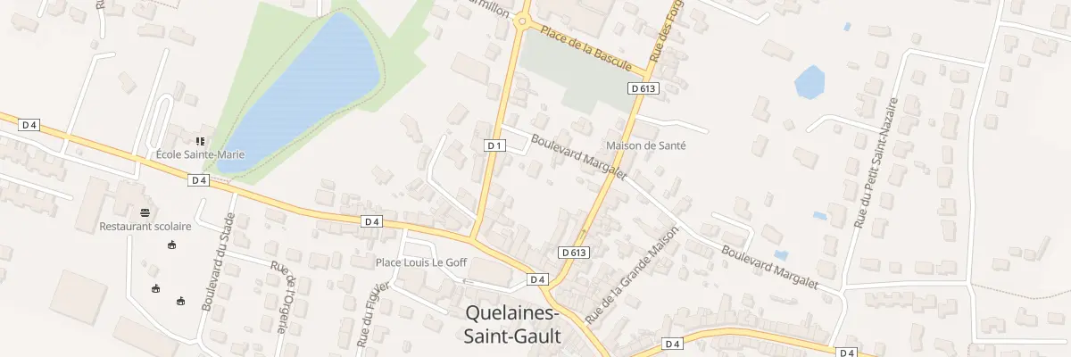 Plan du 2 Bd Margalet à Quelaines-Saint-Gault