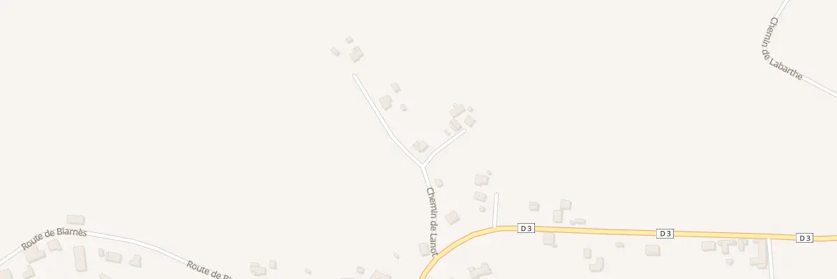 Plan du 124 Che de Lanot à Donzacq