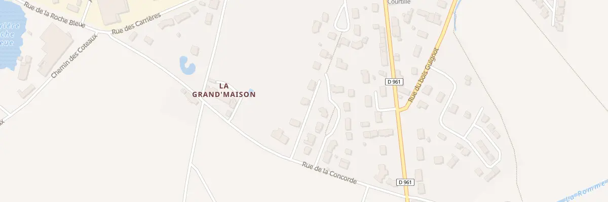 Plan du 12 Rue de la Concorde à Bécon-les-Granits