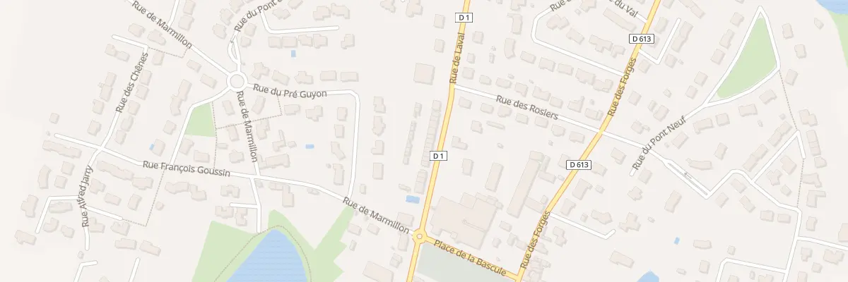 Plan du 35 Rue de Laval à Quelaines-Saint-Gault