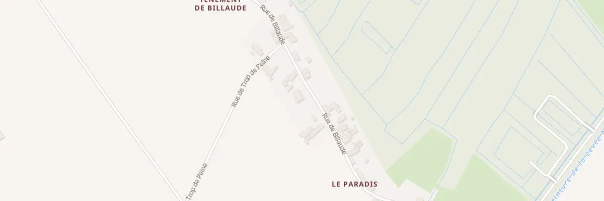 Plan du 59 Rue de billaude à Doix lès Fontaines
