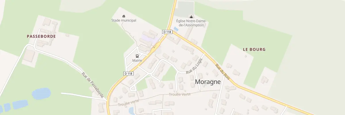 Plan du 7 Rue du Logis à Moragne