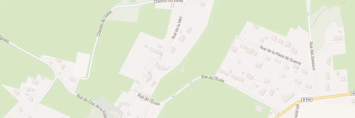 Plan du 8 Rue de la Mer (Ste Honorine) à Aure sur Mer