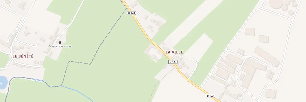 Plan du 7 Rue de la Ville à Étréham