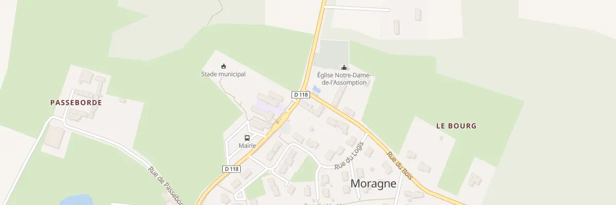 Plan du 20 Rue du Port Paradis à Moragne