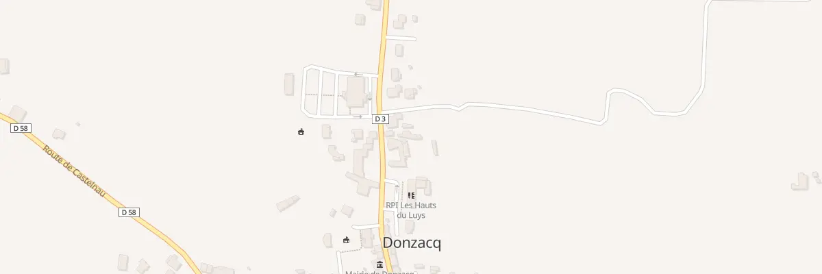Plan du 16 Rue de la Chalosse à Donzacq