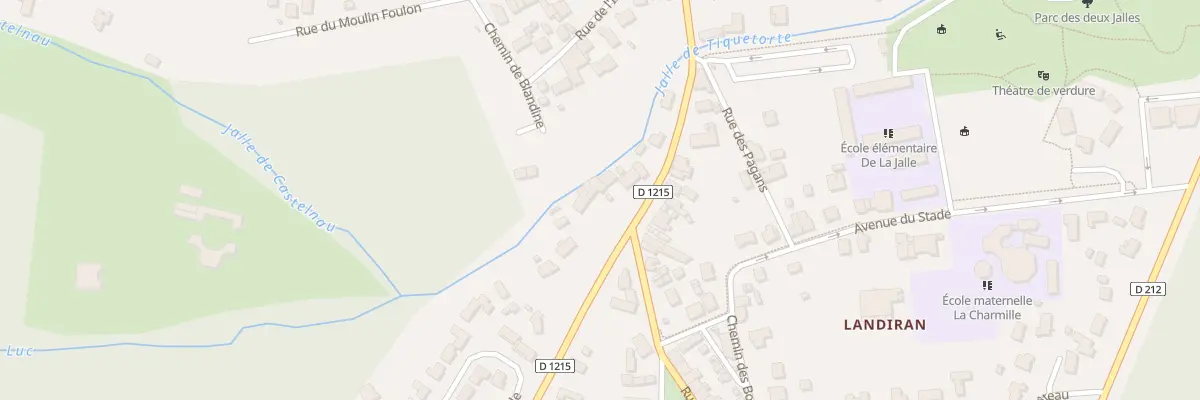 Plan du 11 Rue de Landiran à Castelnau-de-Médoc