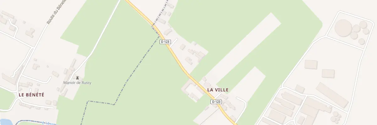 Plan du 44 Rue de la Ville à Étréham