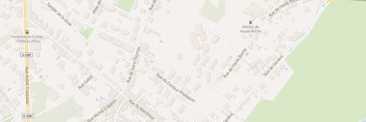 Plan du 24 Rue de saint-thomas à Fontenay-le-Comte