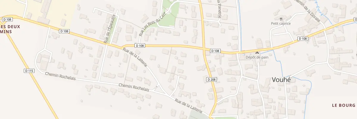 Plan du 1B Rue du Moulin Godar à Vouhé