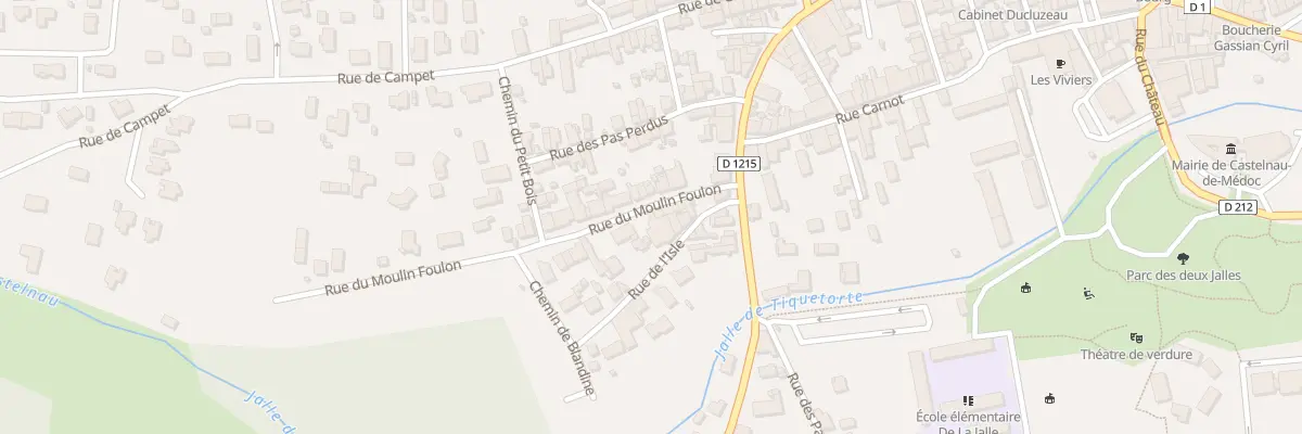 Plan du 9 Rue de l’Isle à Castelnau-de-Médoc