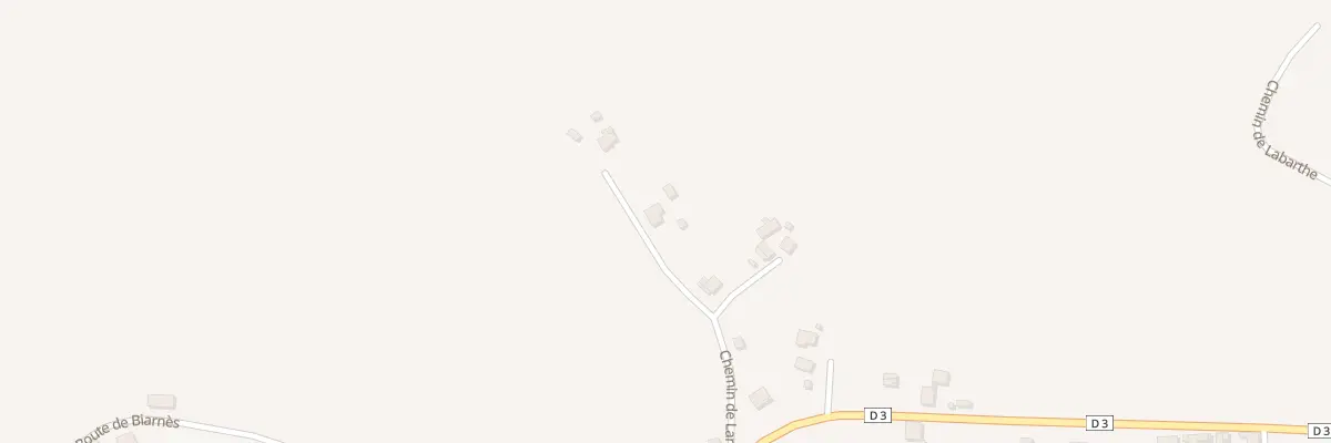 Plan du 210 Che de Lanot à Donzacq