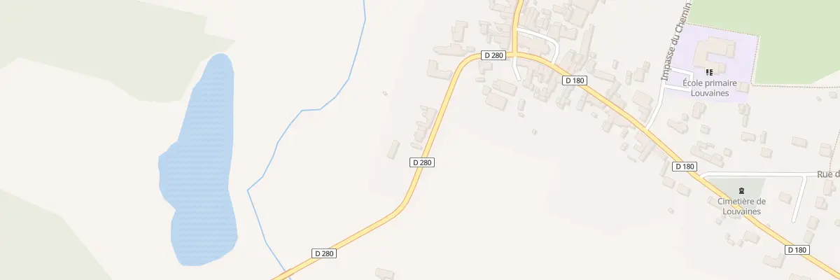 Plan du 1 Rue de l’Oudon Louvaines à Segré-en-Anjou Bleu