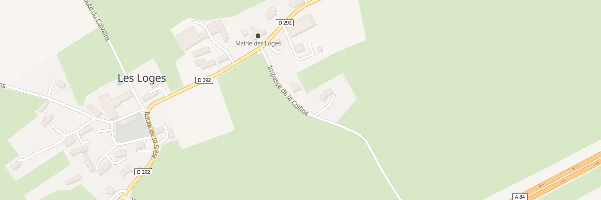 Plan du 1 Imp de la Colline aux Loges