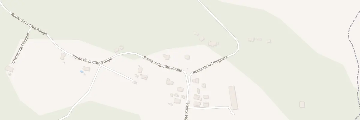 Plan du 730 Rte de la Côte Rouge à Poyanne