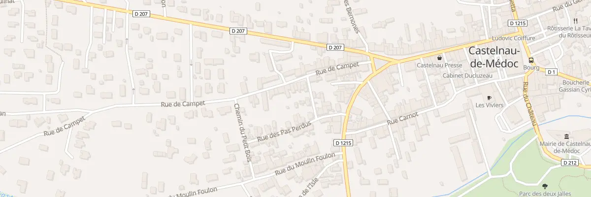 Plan du 28 Rue de Campet à Castelnau-de-Médoc