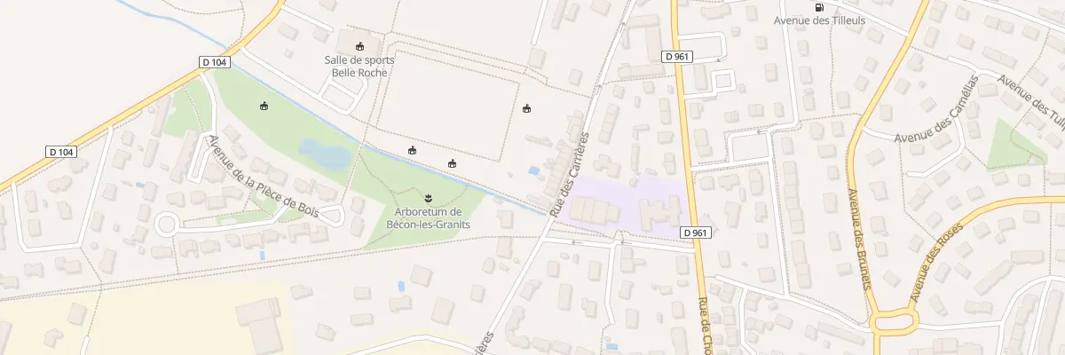 Plan du 18B Rue des Carrières à Bécon-les-Granits