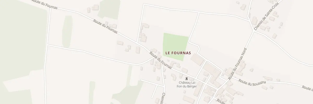 Plan du 14 Rte de Fournas à Saint-Sauveur