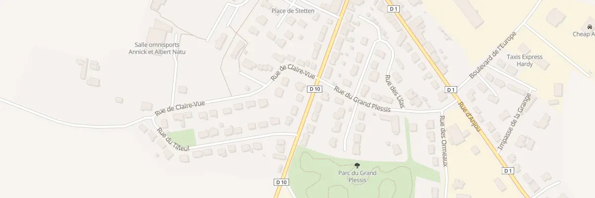 Plan du 22 Rue de la Mairie à Quelaines-Saint-Gault