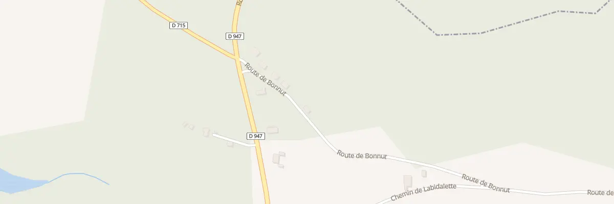 Plan du 133 Rte de Bonnut à Saint-Boès