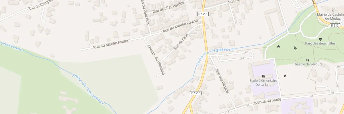 Plan du 14 Rue de l’Isle à Castelnau-de-Médoc