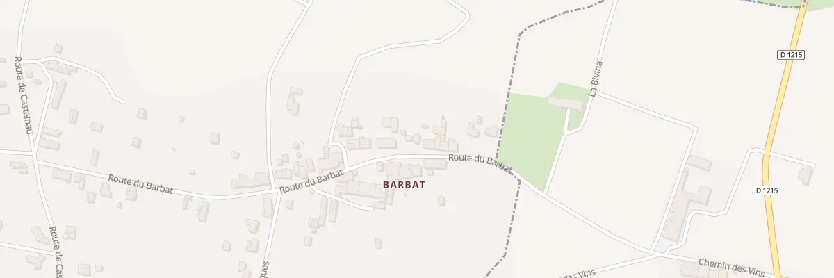 Plan du 52 Rte de Barbat à Listrac-Médoc