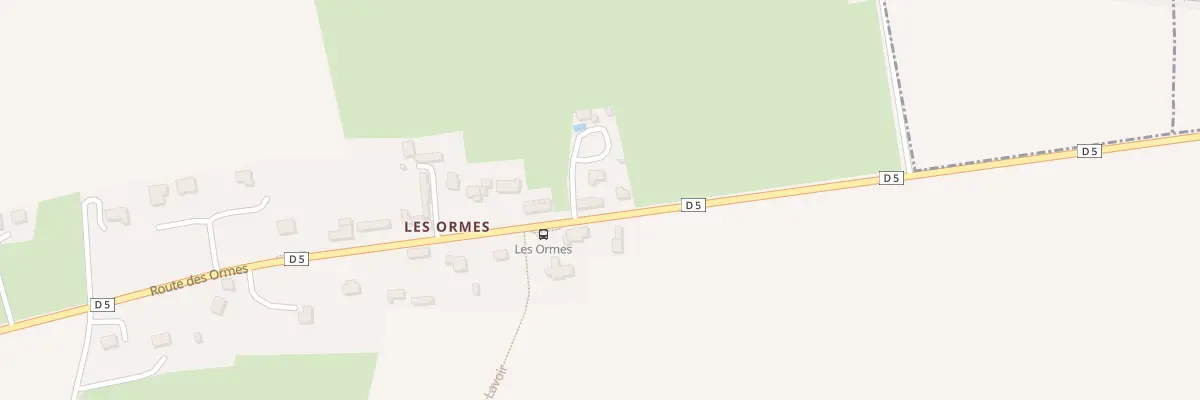 Plan du 7 Les Ormes à Campigny